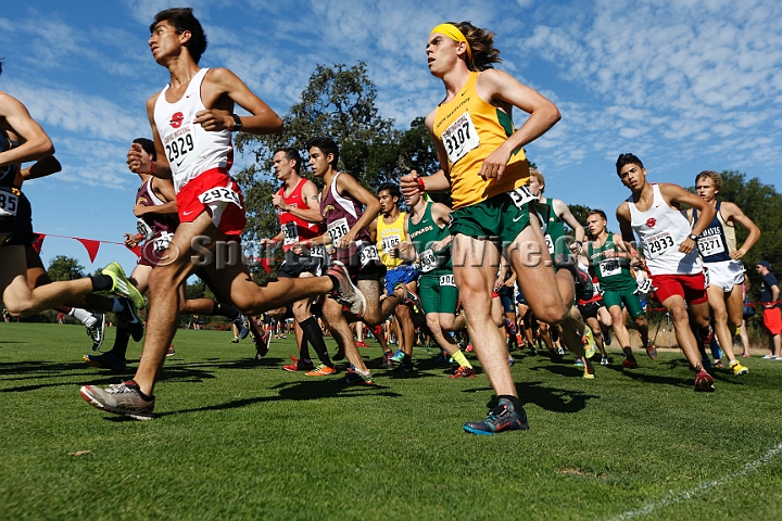 2015SIxcCollege-094.JPG - 2015 Stanford Cross Country Invitational, September 26, Stanford Golf Course, Stanford, California.